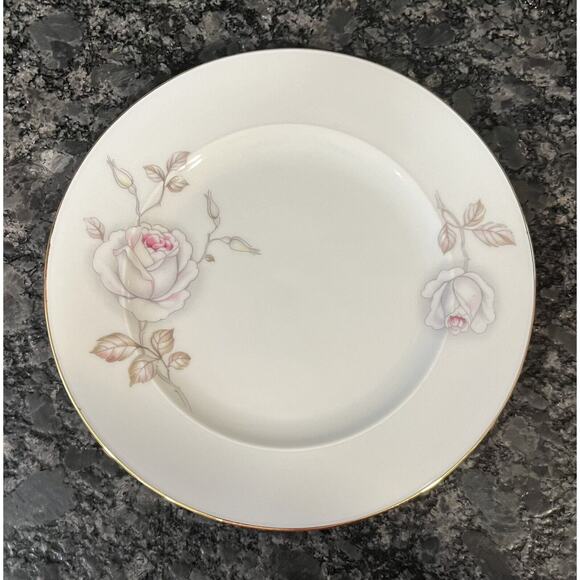 (4) Johann Haviland Sweetheart Rose 6” Bread Plates Bavaria Germany - Picture 3 of 4